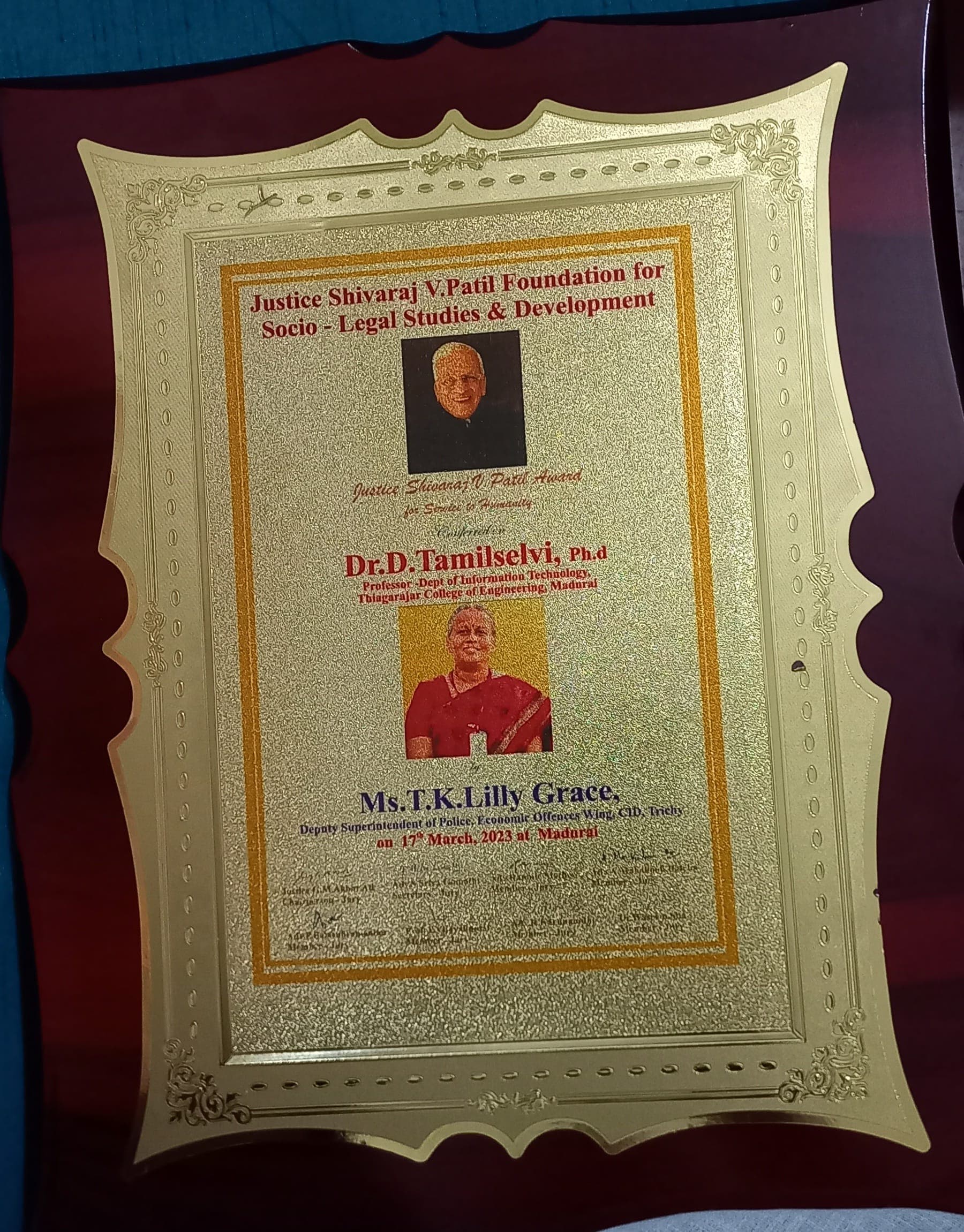 Award ceremony 2023 — recognition for assistive technology work